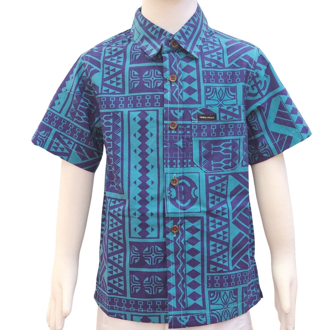 Tribal Origin Boys Shirts - Kerai